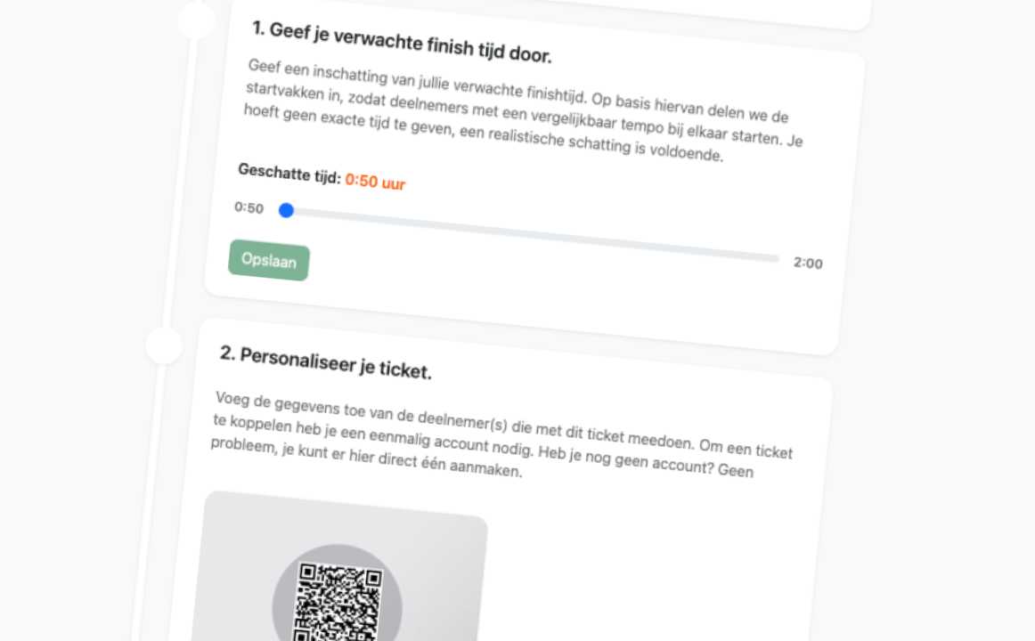 Tickets kopen en personaliseren